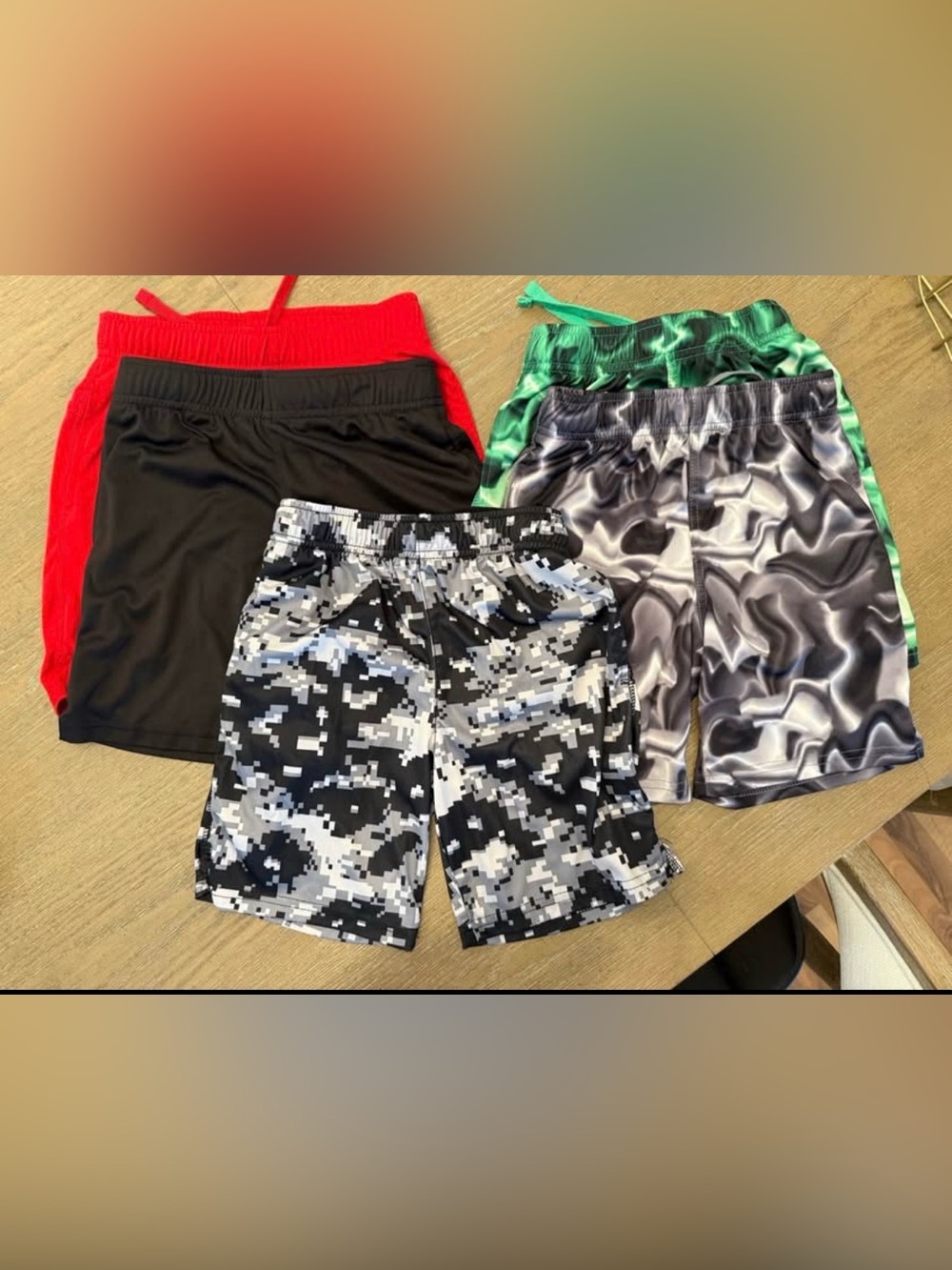 Boys athletic shorts 5 pairs